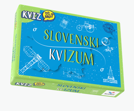 Namizna družabna igra Slovenski kvIZUM s 110 kartami osvetljuje dosežke posameznikov in podjetij