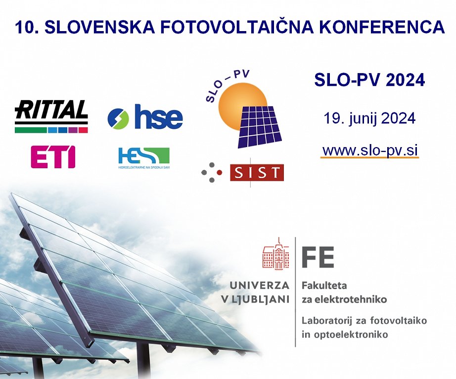 Deseta slovenska fotovoltaična konferenca. (foto UL FE)