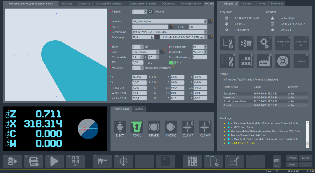 Bild_1_Software_»pilot« Bedienoberfläche_