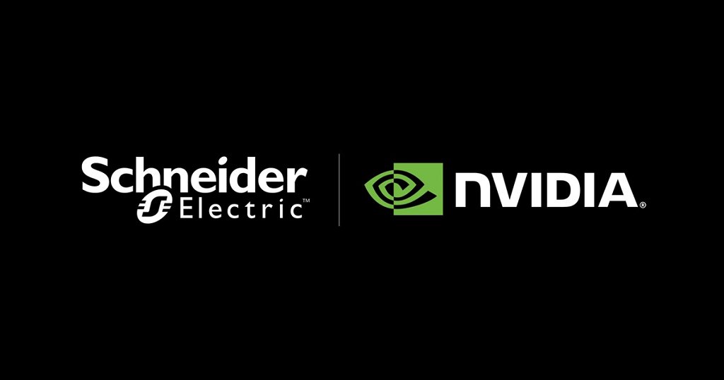 Image - Schneider Electric teams with NVIDIA to develop validated Blueprints to design, simulate, build, operate and maintain gigawatt-scale AI Factories