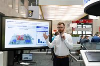 Dr. Nils Kroell presenting at the STALDER press event