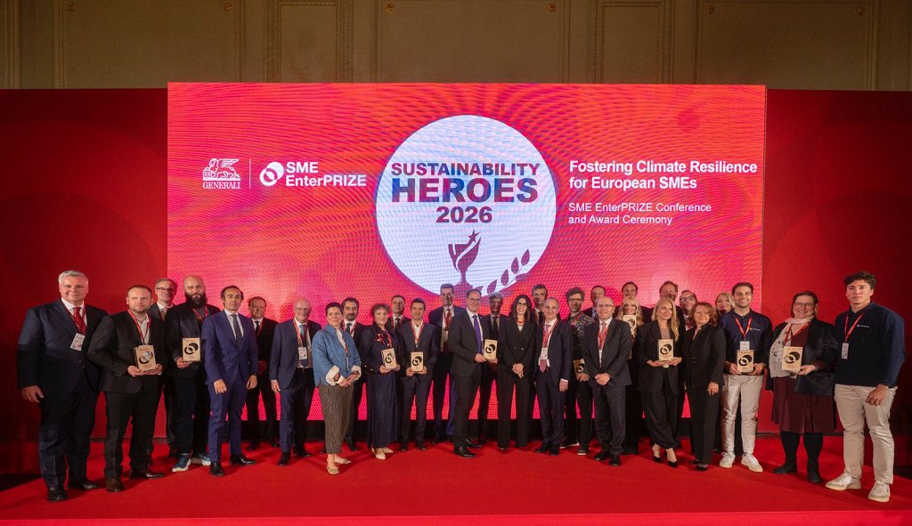 Podelitve v Bruslju se je ob podjetju 5 Start udeležila tudi predsednica uprave Generalija Vanja Hrovat